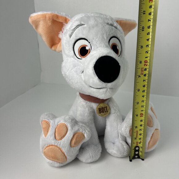 Disney Big Feet Plush Bolt Dog Puppy Lightning Parks Exclusive 10" - Picture 8 of 8